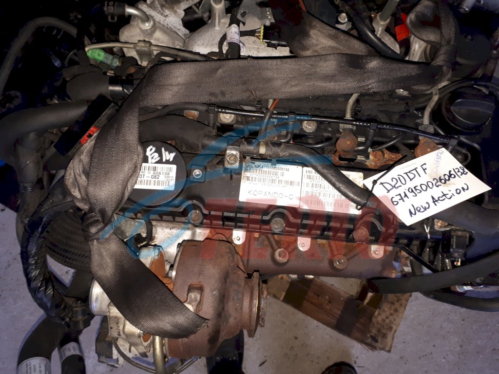 Двигатель (с навесным) для SsangYong Actyon (CK) 2014 2.0d (D20DTF 175hp) FWD MT