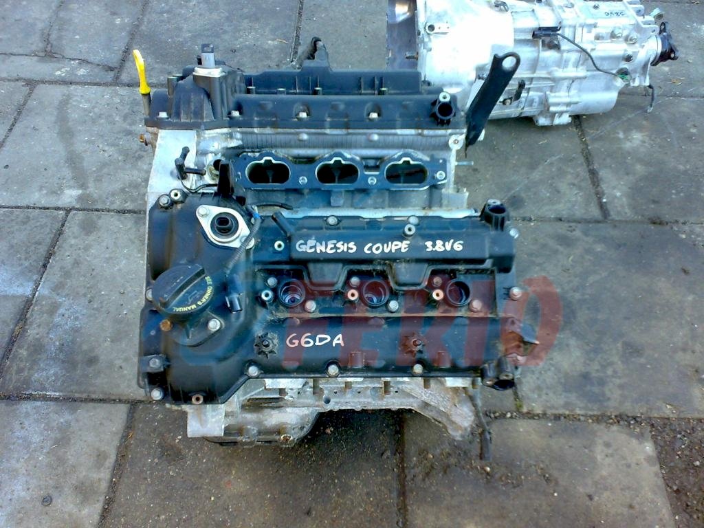 Двигатель (с навесным) для Kia Opirus (LD) 3.8 (G6DA 266hp) FWD AT