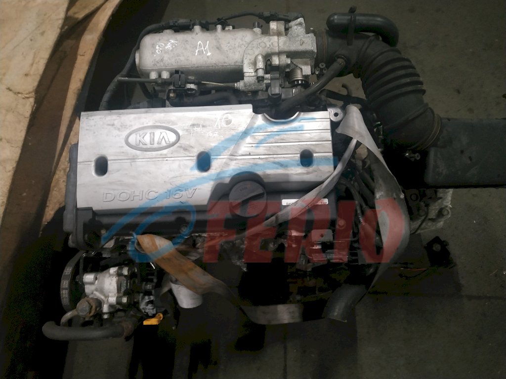 Двигатель (с навесным) для Kia Rio (JB) 2010 1.4 (G4EE 95hp) FWD AT