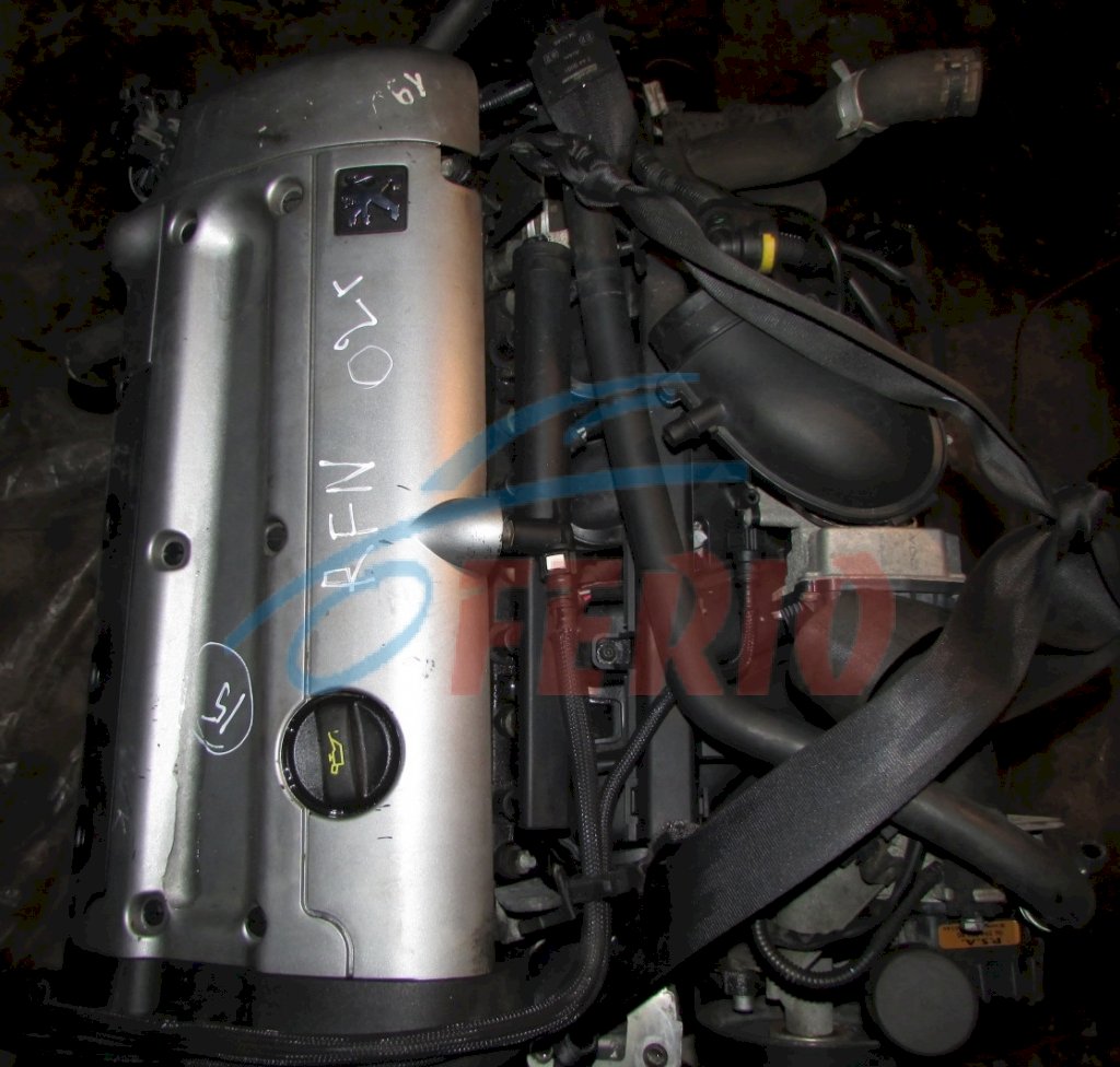 Двигатель (с навесным) для Peugeot 807 (E) 2002 2.0 (EW10J4 136hp) FWD MT