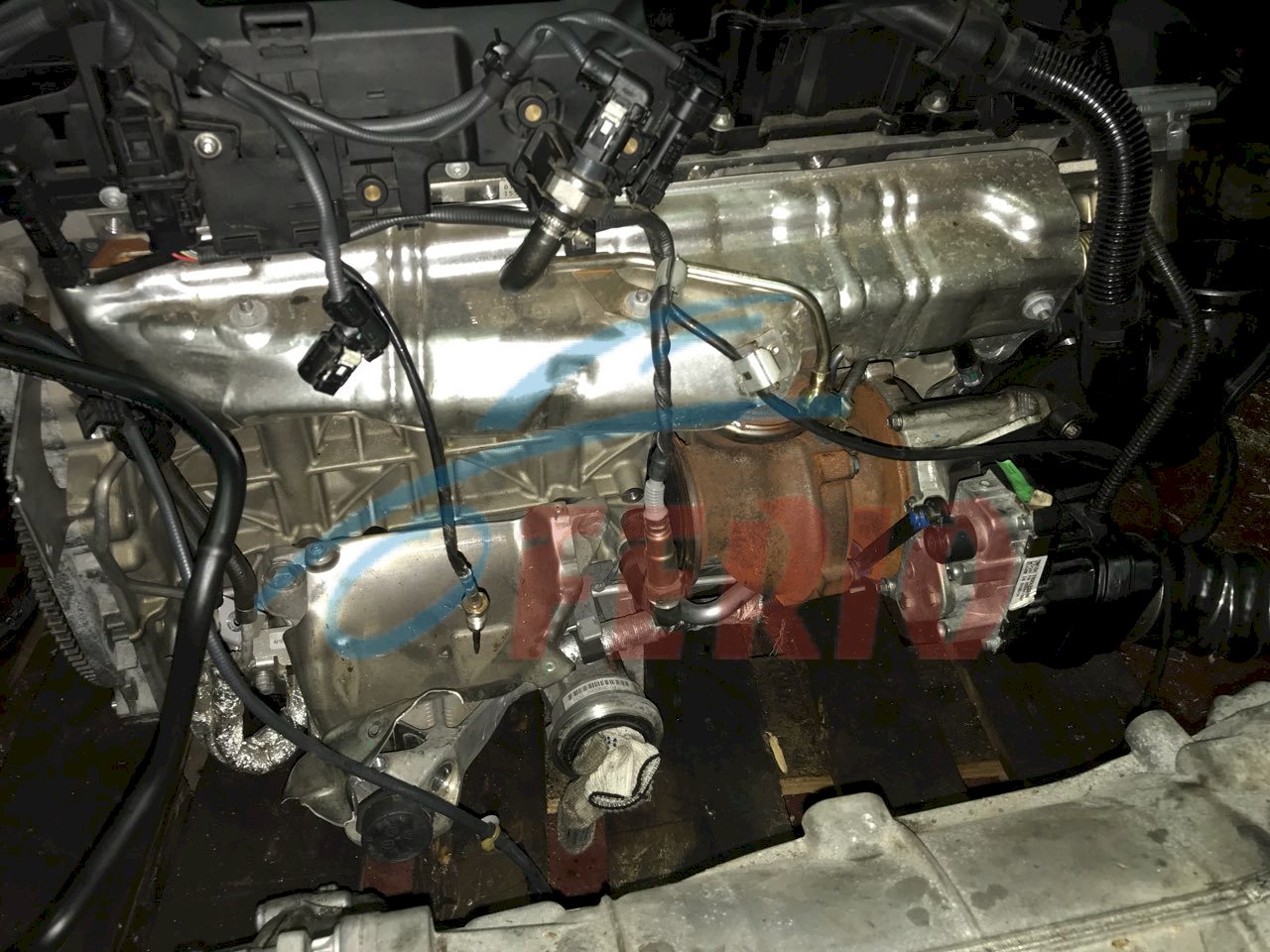 Двигатель (с навесным) для BMW 6er (F13) 3.0d (N57D30 313hp) 4WD AT