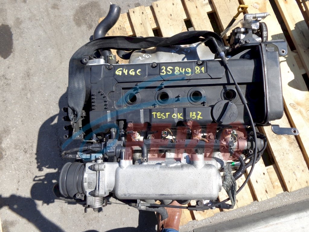Двигатель (с навесным) для Hyundai Tucson (JM) 2008 2.0 (G4GC 142hp) 4WD AT