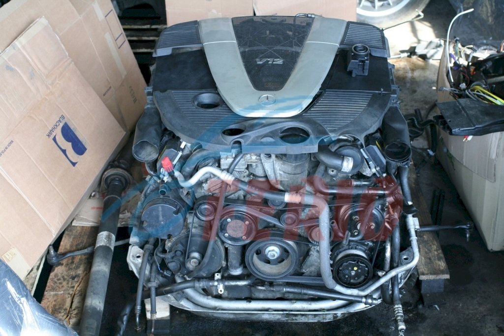 Двигатель (с навесным) для Mercedes-Benz S class (W221) 5.5 (275.953 517hp) RWD AT