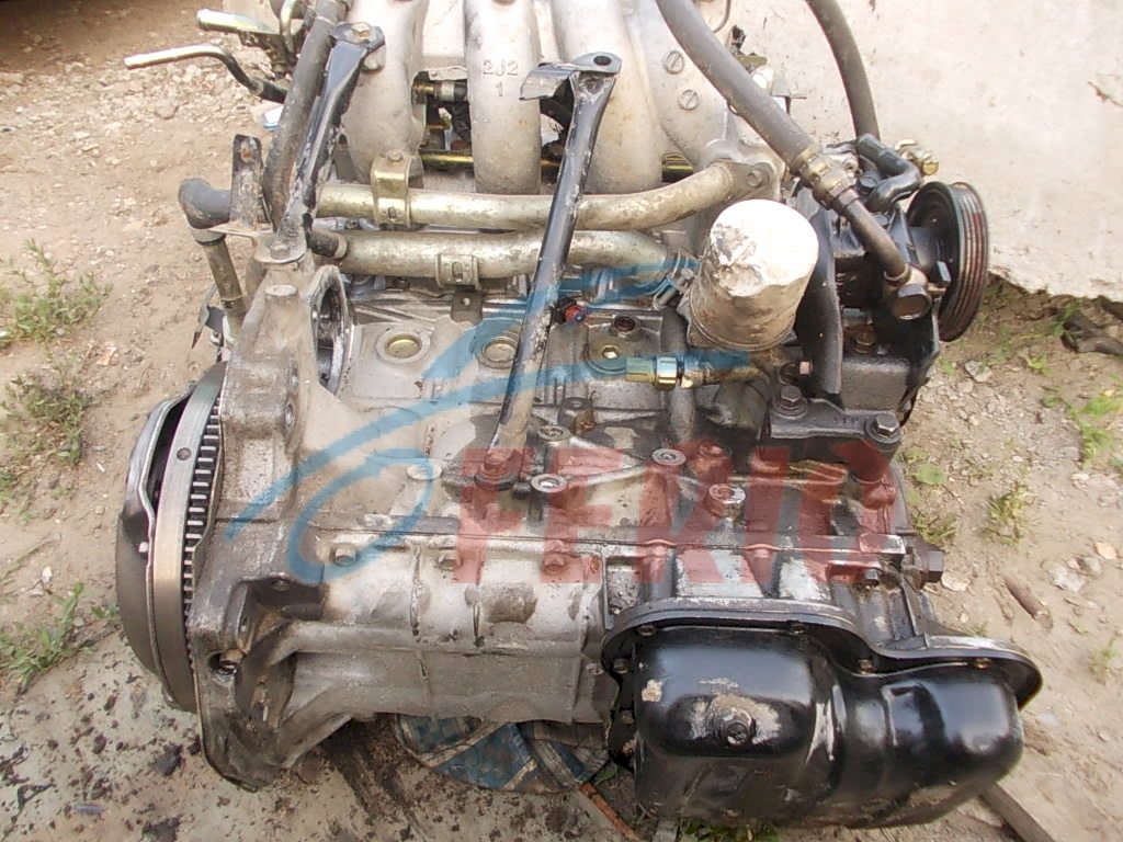 Двигатель (с навесным) для Nissan Bluebird (E-EU14) 1.8 (SR18DE 125hp) FWD MT