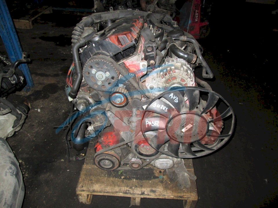 Двигатель (с навесным) для Volkswagen Passat (B5+) 2002 1.9d (AVB 100hp) FWD AT