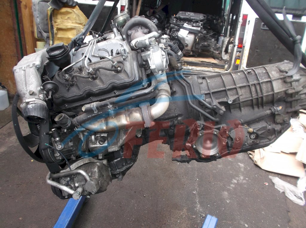 Двигатель (с навесным) для Audi A4 (8D2, B5) 2000 2.5d (AKN 150hp) FWD AT
