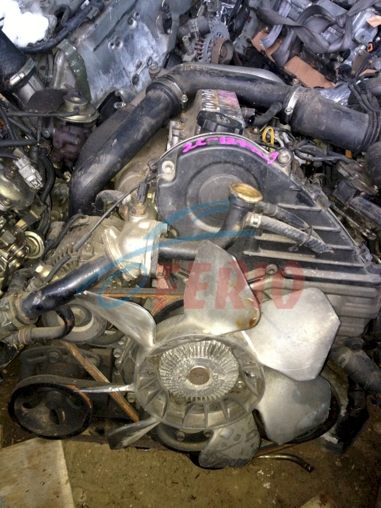 Двигатель (с навесным) для Toyota Camry (KD-CV43) 2.2d (3C-T 88hp) 4WD AT