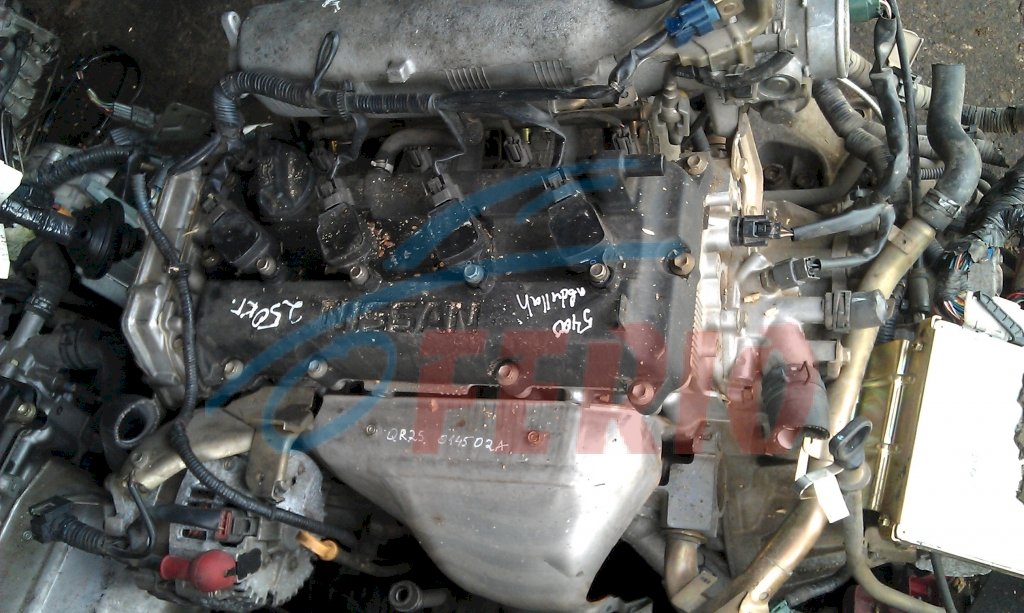Двигатель (с навесным) для Nissan Primera (UA-TP12) 2.0 (QR20DE 150hp) FWD CVT