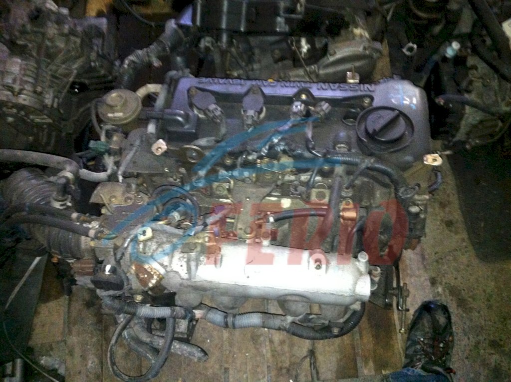 Двигатель (с навесным) для Nissan Sunny (GF-FNB15) 1998 1.5 (QG15DE 105hp) 4WD AT