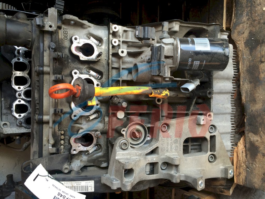 Двигатель (с навесным) для Volkswagen Golf (1K1) 2007 1.6 (BSE 102hp) FWD MT
