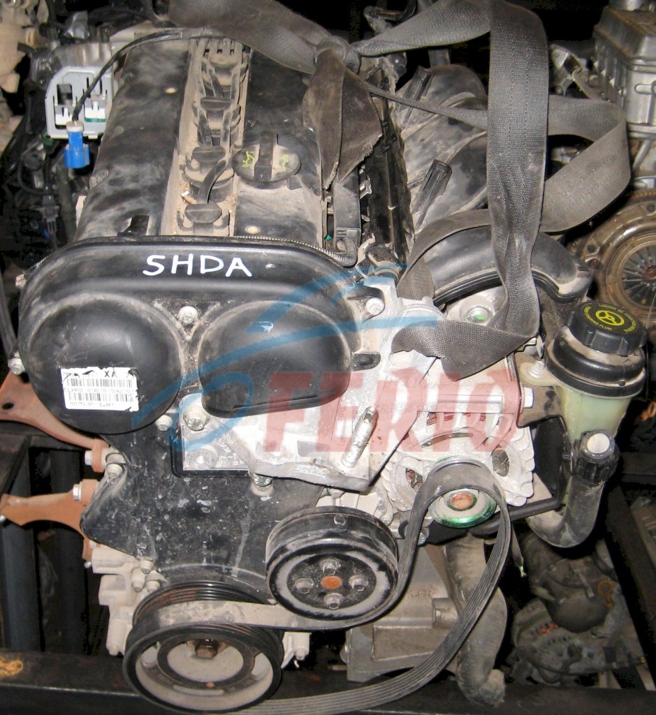 Двигатель (с навесным) для Ford Focus (DA_) 1.6 (SHDA 100hp) FWD AT