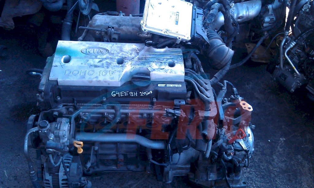 Двигатель (с навесным) для Kia Rio (JB) 2010 1.4 (G4EE 95hp) FWD AT