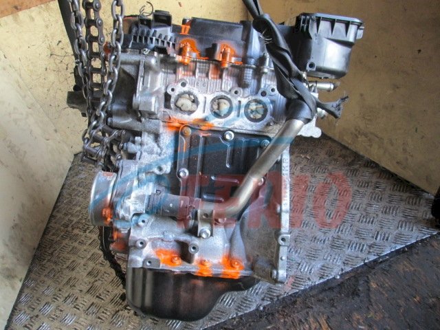 Двигатель (с навесным) для Toyota Aygo (G10) 1.0 (1KR-FE 68hp) FWD MT