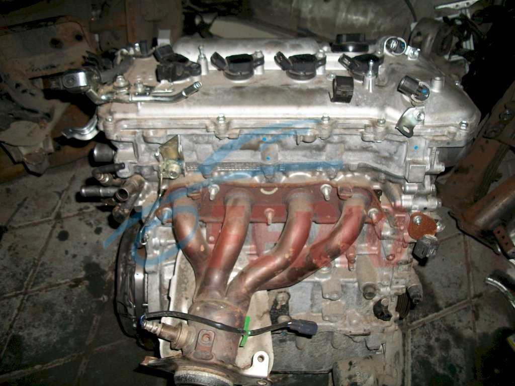 Двигатель (с навесным) для Toyota Corolla (E151) 2007 1.6 (1ZR-FE 124hp) FWD AT