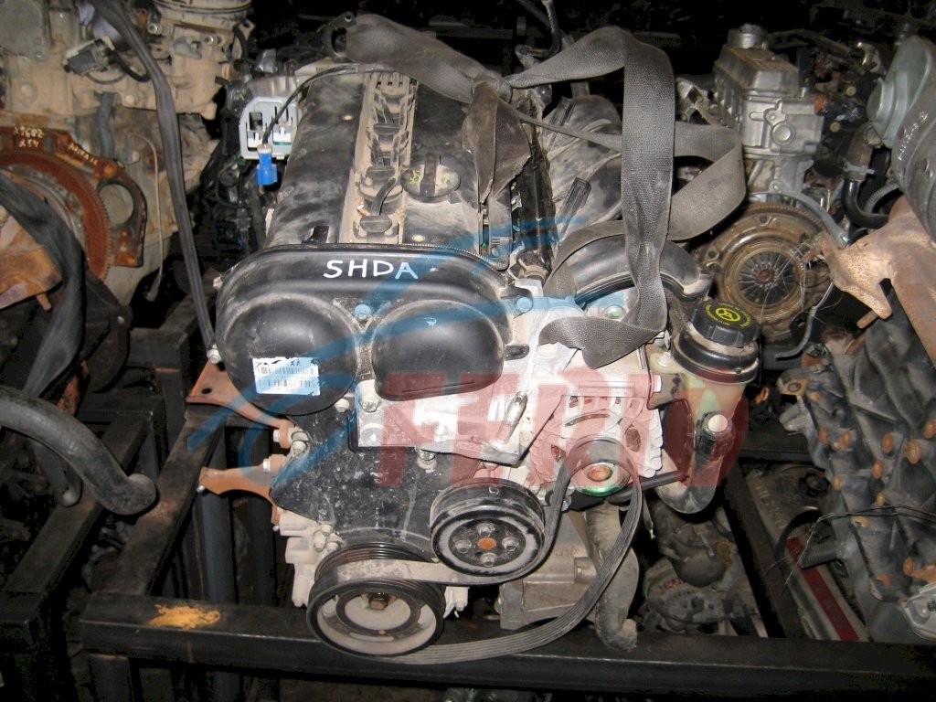 Двигатель (с навесным) для Ford Focus (DA_) 1.6 (SHDA 100hp) FWD AT