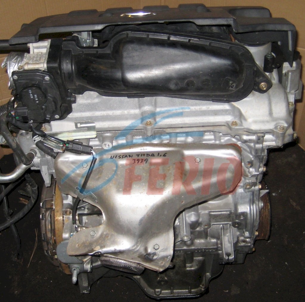 Двигатель (с навесным) для Nissan Qashqai (J10) 1.6 (HR16DE 114hp) FWD MT