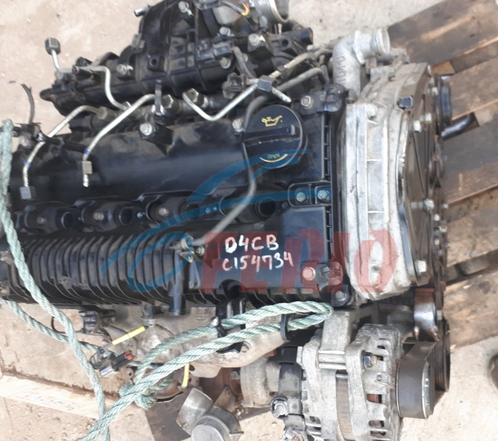 Двигатель (с навесным) для Kia Bongo (PU rest) 2.5d (D4CB 133hp) 4WD MT