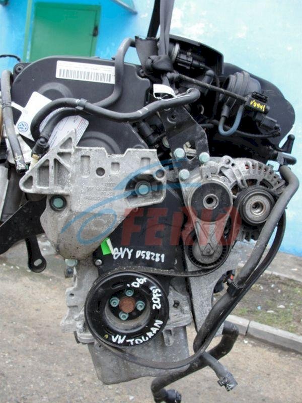 Двигатель (с навесным) для Volkswagen Golf (1K1) 2007 2.0 (BVY 150hp) FWD AT