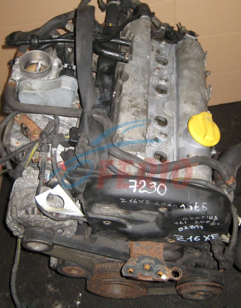 Двигатель (с навесным) для Opel Astra (G F48) 1.6 (Z16XE 100hp) FWD MT