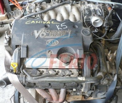 Двигатель (с навесным) для Kia Sedona 2005 2.5 (K5 150hp) FWD AT