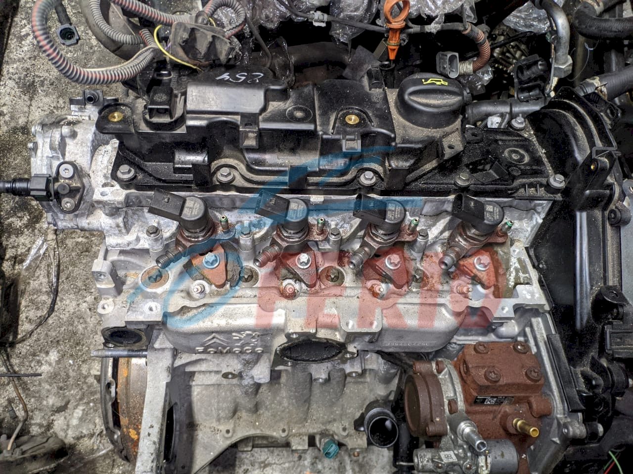 Двигатель (с навесным) для Peugeot Expert (VF3V) 2017 1.6d (DV6DUM 90hp) FWD MT