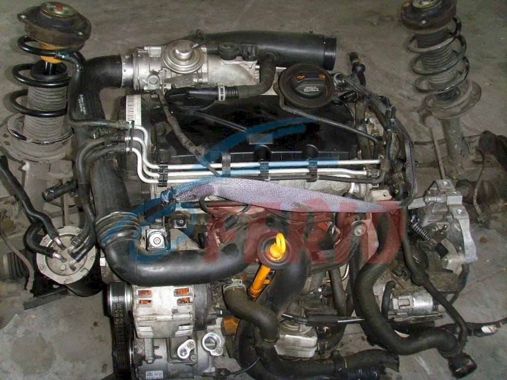 Двигатель (с навесным) для Volkswagen Touran (1T) 1.9d (BXE 105hp) FWD AT