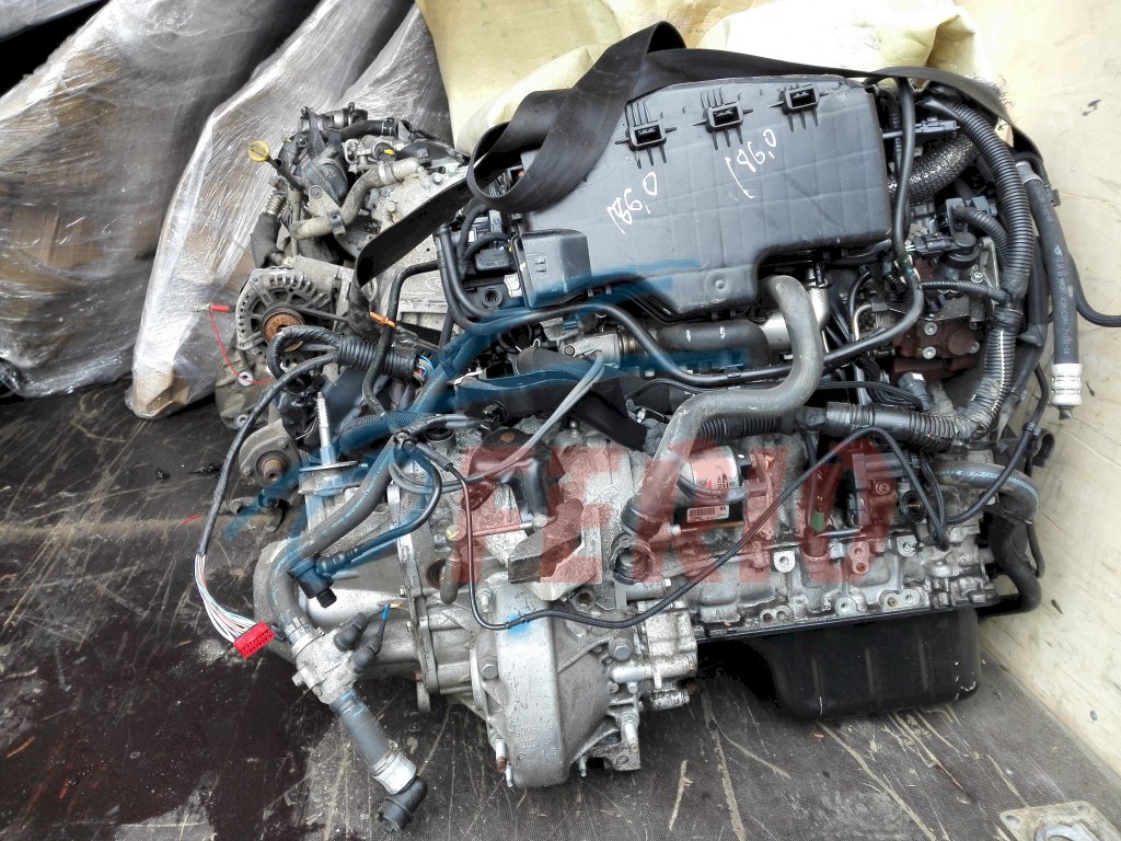 Двигатель (с навесным) для Citroen C4 (LA) 2004 1.6d (DV6TED4 109hp) FWD MT