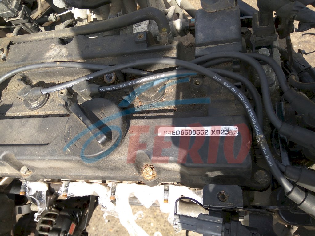 Двигатель (с навесным) для Kia Cerato (LD) 2007 1.6 (G4ED 105hp) FWD AT