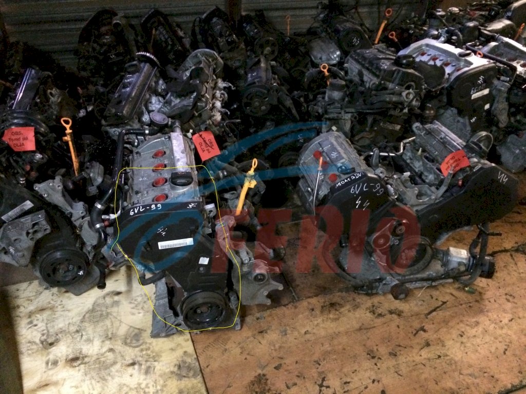 Двигатель (с навесным) для Audi A6 (4B, C5) 2000 1.8 (AWT 150hp) FWD MT
