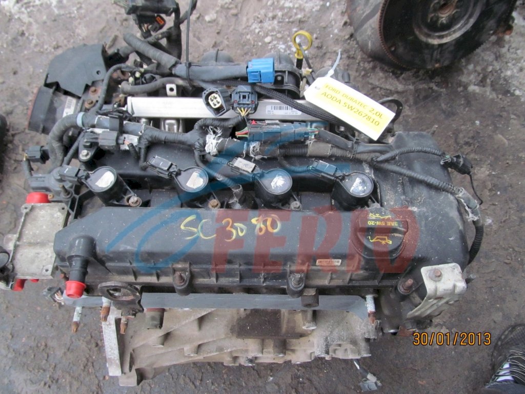 Двигатель (с навесным) для Ford C-Max (C214) 2009 2.0 (AODE 145hp) FWD MT