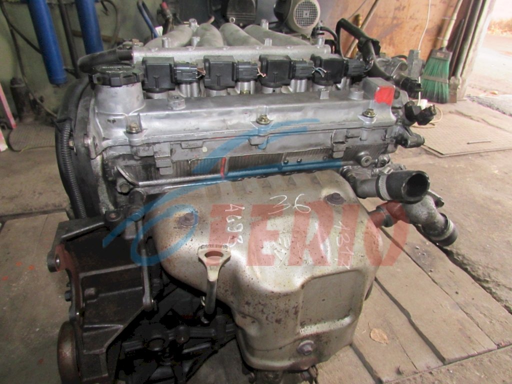 Двигатель (с навесным) для Mitsubishi Pajero IO (GF-H76W) 2000 1.8 (4G93 130hp) 4WD MT