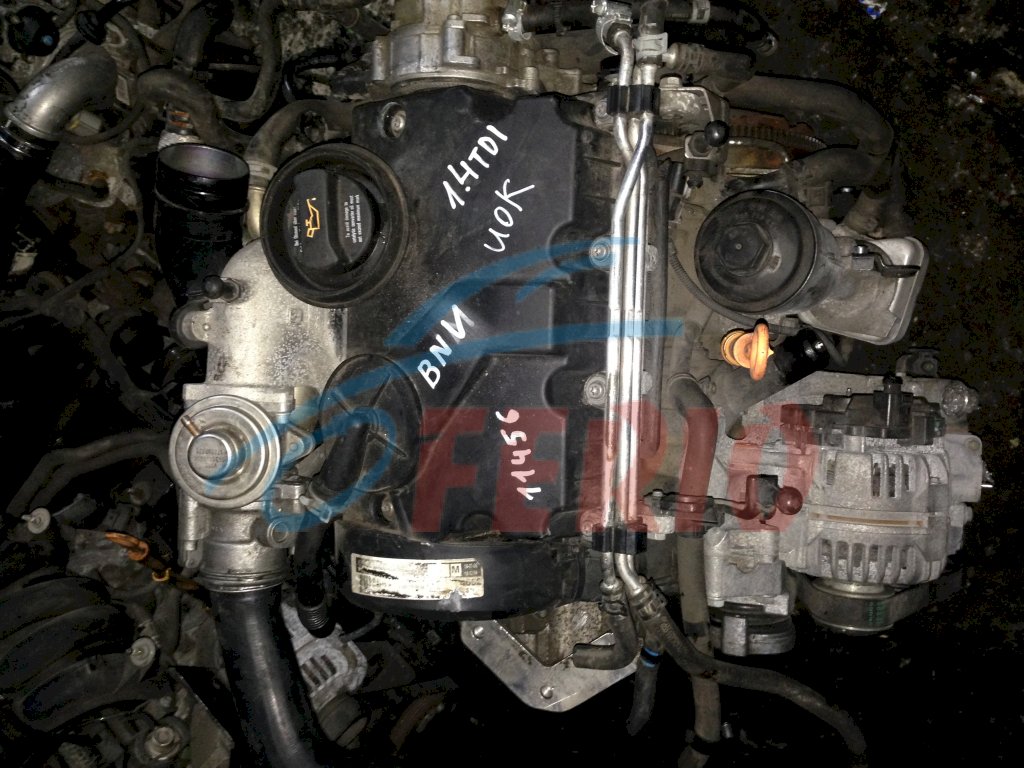 Двигатель для Volkswagen Polo (9N3) 1.4d (BNV 80hp) FWD MT