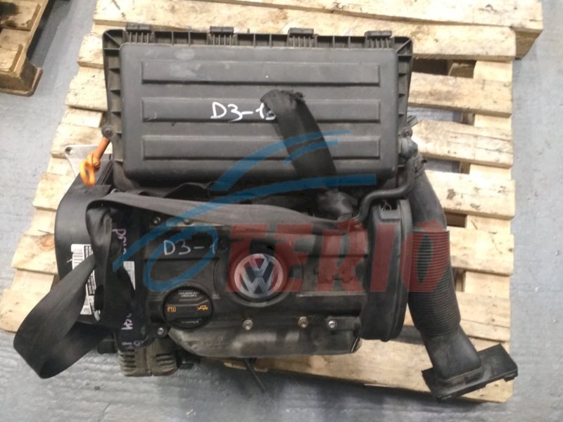 Двигатель (с навесным) для Volkswagen Polo (9N3) 2009 1.4 (BUD 80hp) FWD AT