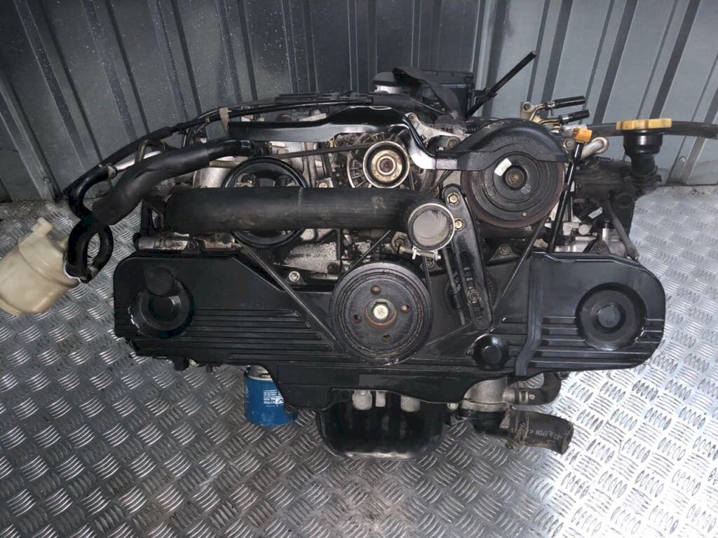 Двигатель (с навесным) для Subaru Outback (BP9) 2.5 (EJ25 165hp) 4WD MT
