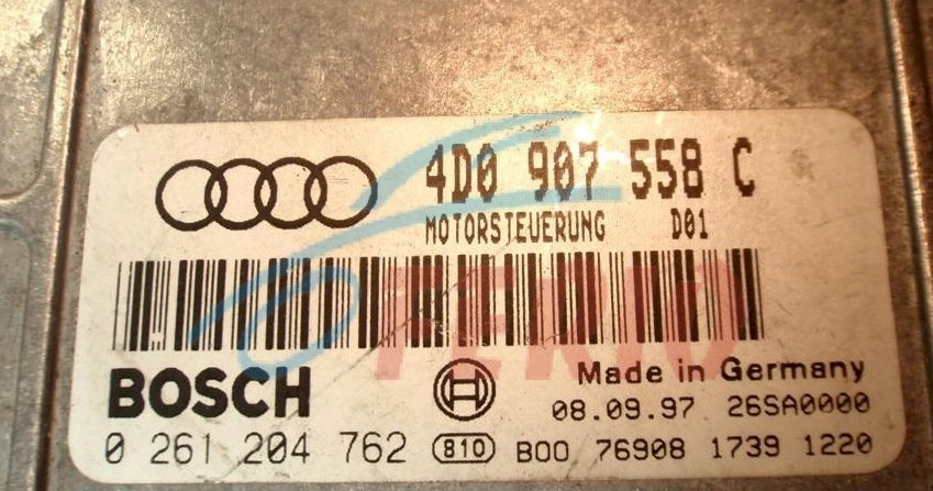 Блок управления двигателем для Audi A8 (4D2, 4D8) 3.7 (AKJ 230hp) FWD AT