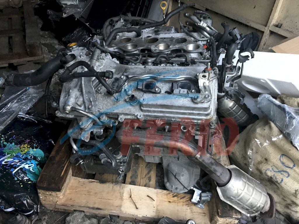 Двигатель (с навесным) для Lexus GS (GRS191) 2012 3.5hyb (2GR-FSE 303hp) 4WD AT