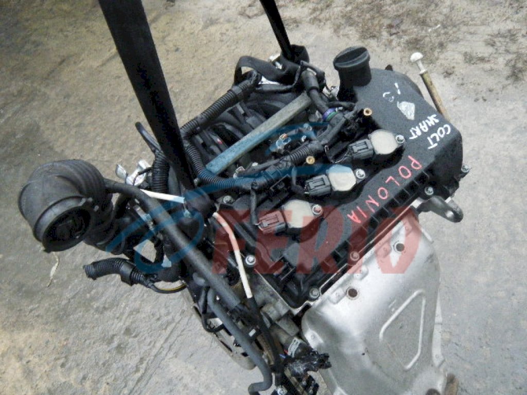 Двигатель (с навесным) для Mitsubishi Colt (CBA-Z22A) 1.3 (4A90 91hp) 4WD CVT