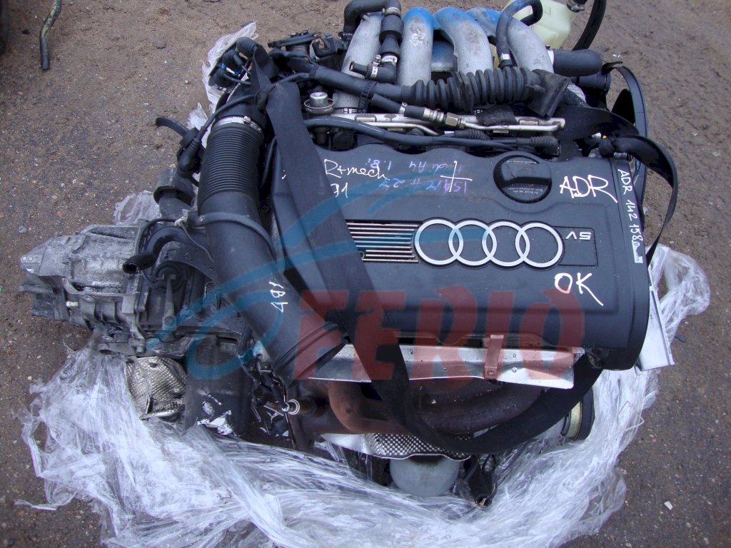 Двигатель (в сборе) для Audi A4 (8D2, B5) 1.8 (ADR 125hp) FWD MT