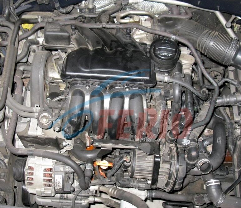 Двигатель (с навесным) для Audi A3 (8L1) 2003 1.6 (BFQ 102hp) FWD MT