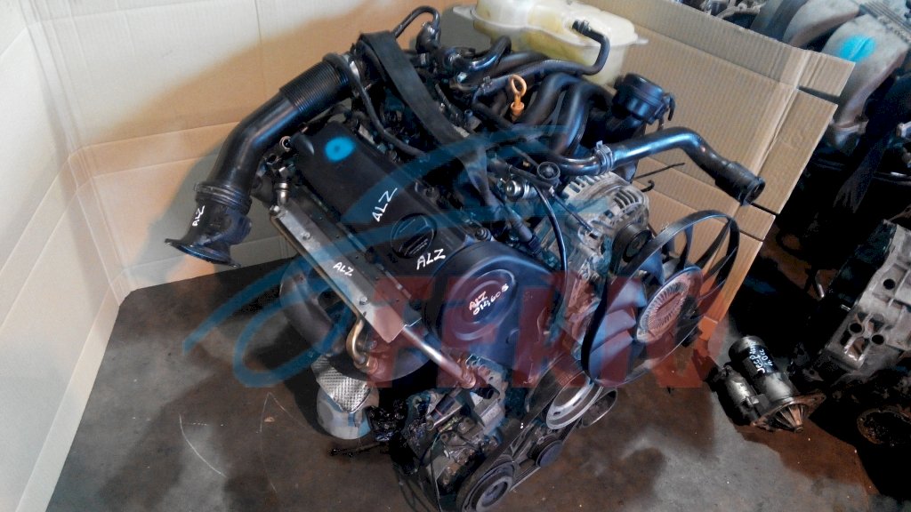 Двигатель (с навесным) для Audi A4 (8E2, B6) 2003 1.6 (ALZ 102hp) FWD MT