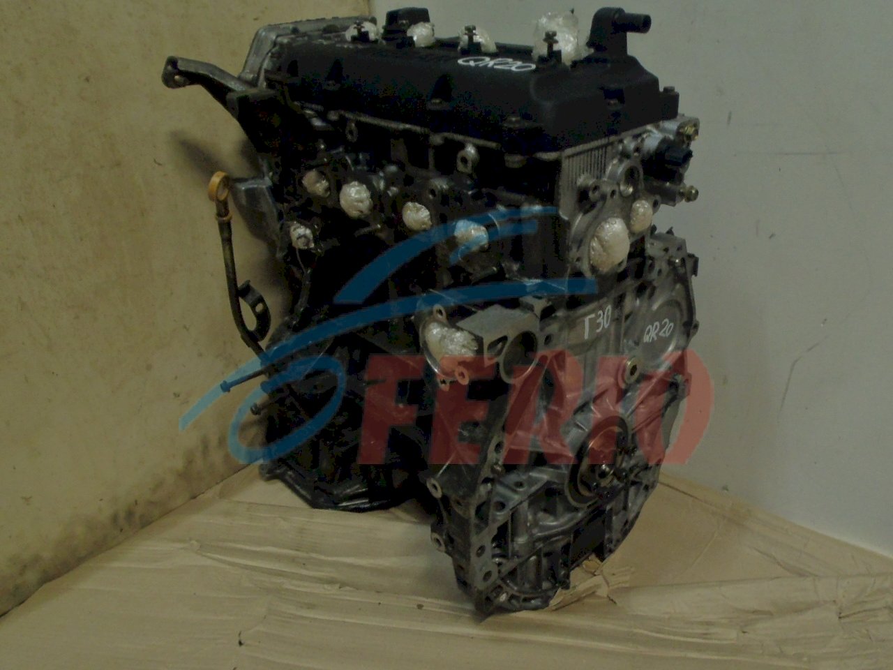 Двигатель (с навесным) для Nissan Primera Wagon (UA-WTP12) 2.0 (QR20DE 150hp) FWD CVT