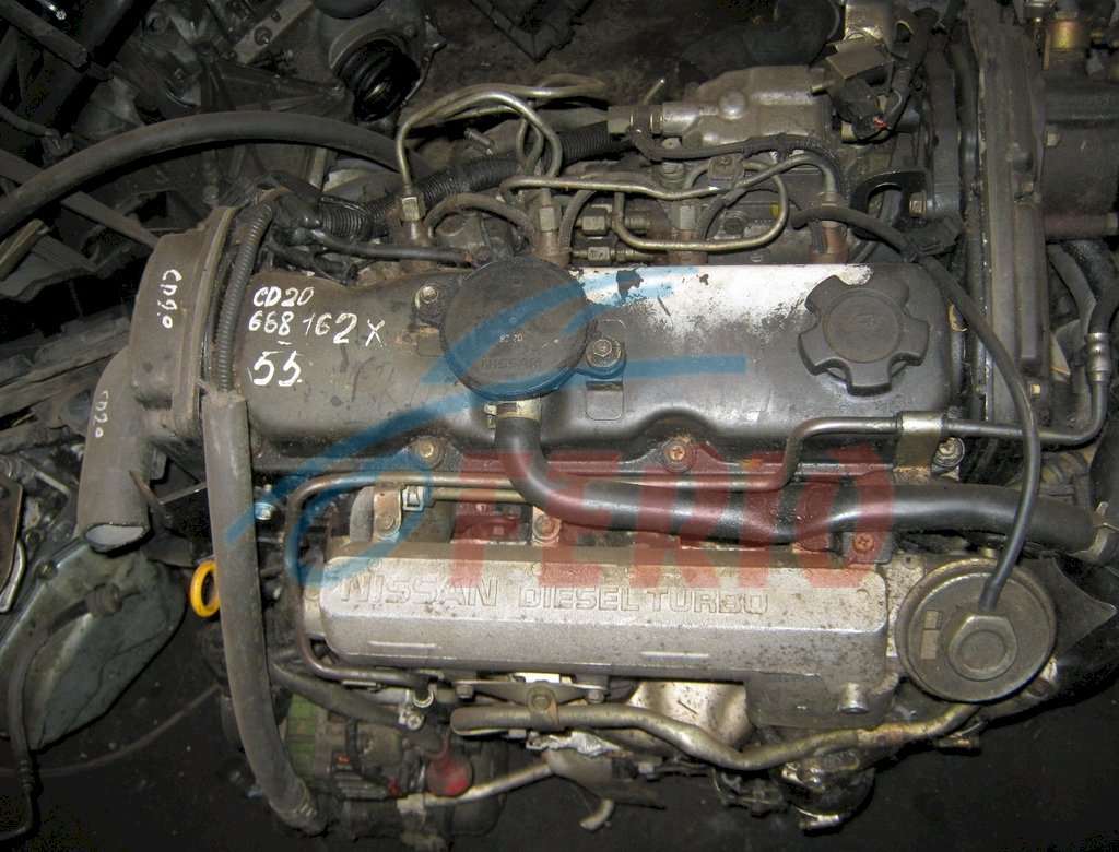 Двигатель (с навесным) для Nissan Serena (KD-KVNC23) 2.0d (CD20T 91hp) 4WD MT