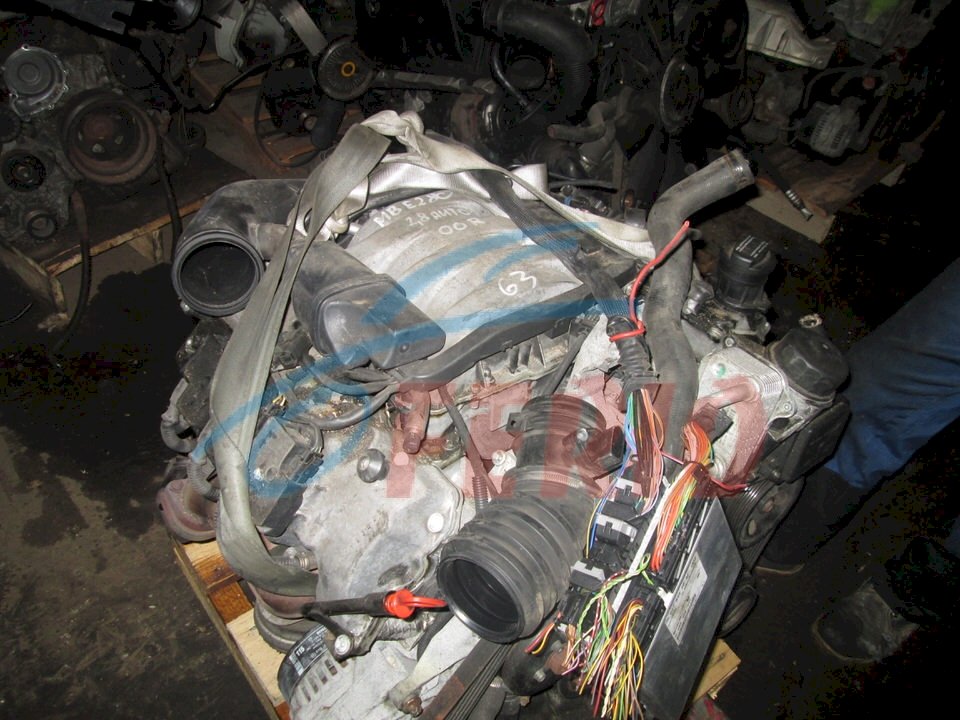 Двигатель (с навесным) для Mercedes-Benz C class (W202) 1996 2.8 (104.941 197hp) RWD MT