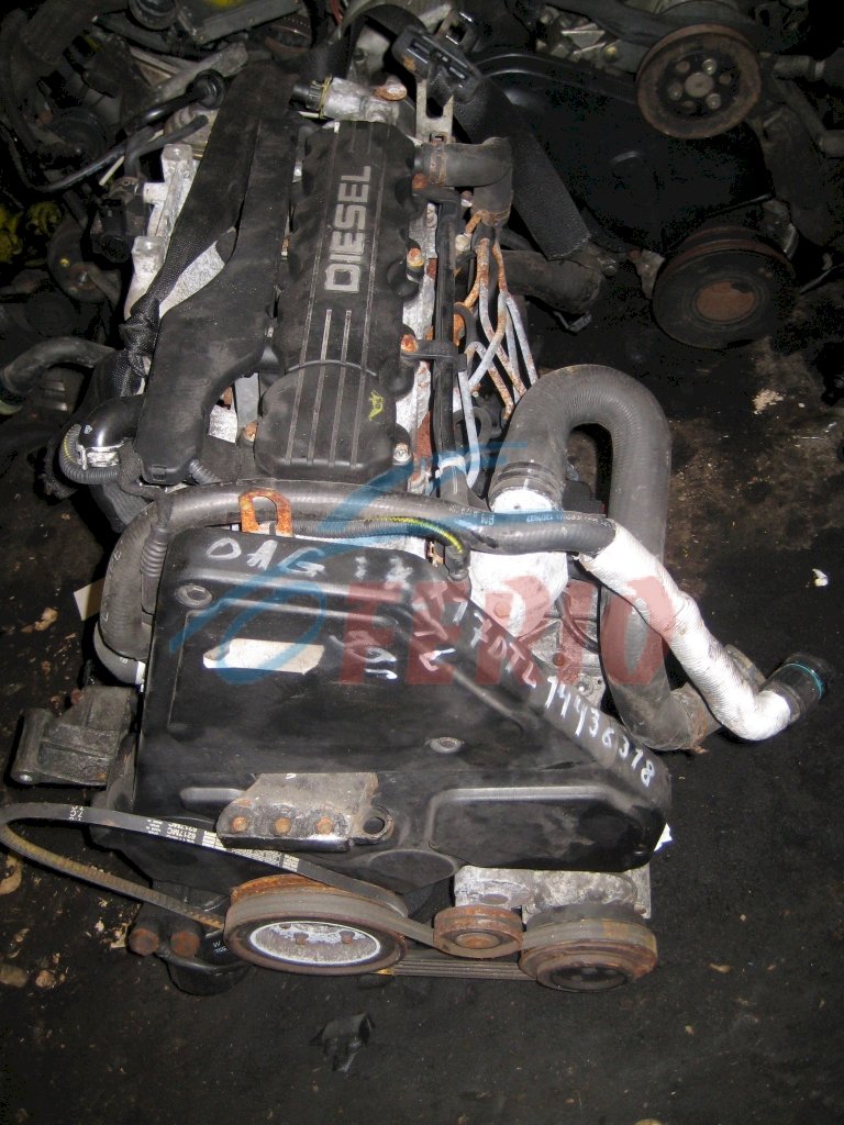 Двигатель (с навесным) для Opel Astra (55) 1.7d (X17DTL 68hp) FWD MT