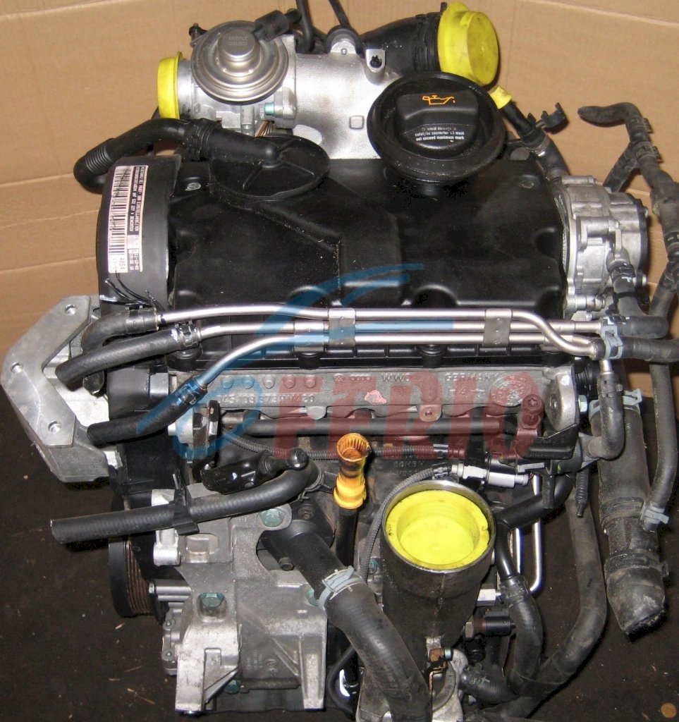 Двигатель (с навесным) для Volkswagen Polo (9N) 2002 1.4d (AMF 75hp) FWD MT
