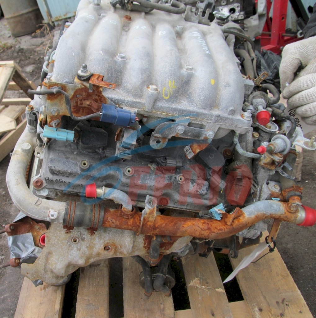 Двигатель (с навесным) для Infiniti G (V36) 3.5 (VQ35HR 316hp) 4WD AT