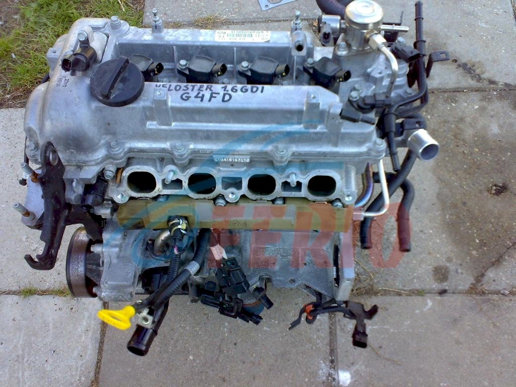 Двигатель (с навесным) для Kia Ceed (JD) 2013 1.6 (G4FG 129hp) FWD MT