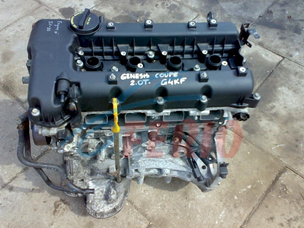 Двигатель (с навесным) для Hyundai Genesis Coupe (BK) 2011 2.0 (G4KF 213hp) RWD AT