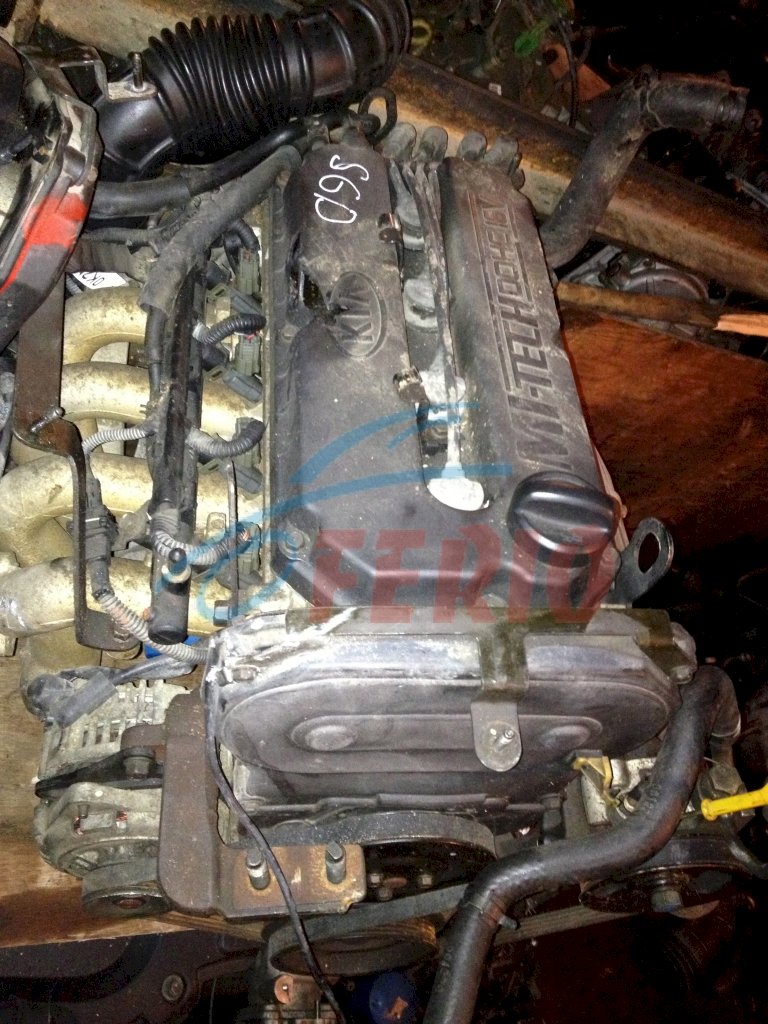 Двигатель (с навесным) для Kia Rio (DC) 2005 1.5 (A5D 95hp) FWD MT