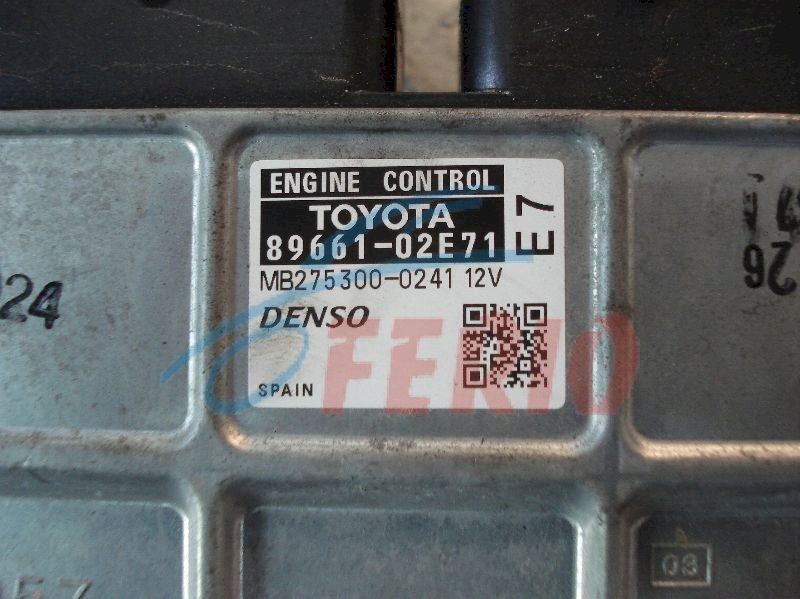 Блок управления двигателем для Toyota Corolla (_E12U_, _E12J_) 1.6 (1ZR-FE 124hp) FWD MT